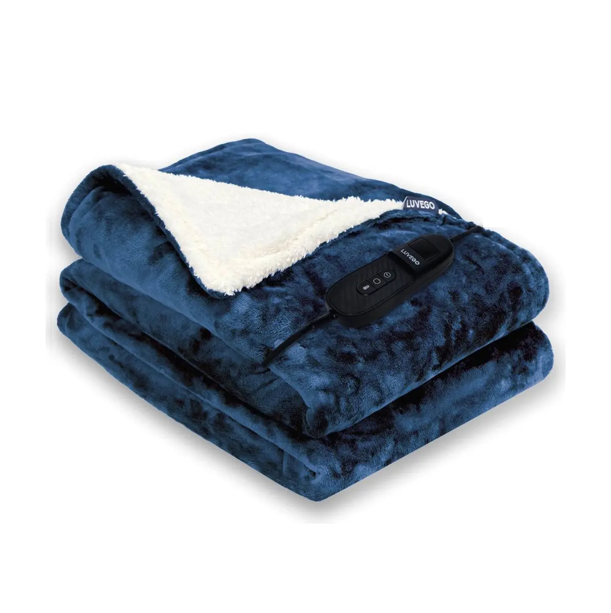 Elektrische-deken-blauw-luvego